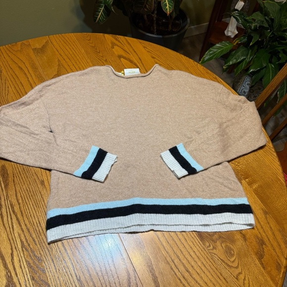 Anthropologie Maeve Cute Critter Graphic Sweater Size Medium 100% Cashmere - Picture 7 of 8